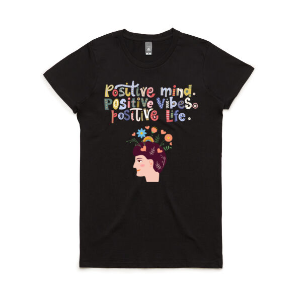 Positive Life - Women's Maple Tee Thumbnail