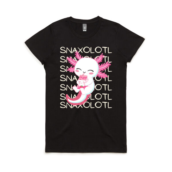 Snaxolotl - Women's Maple Tee Thumbnail