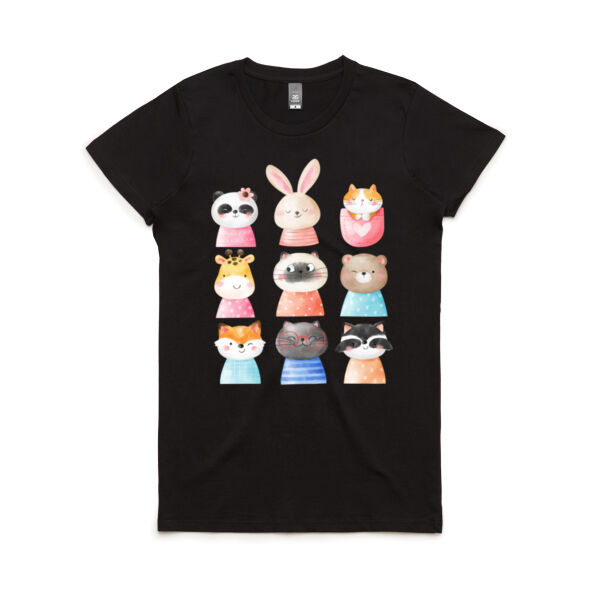 Cute Animals - Women's Maple Tee Thumbnail