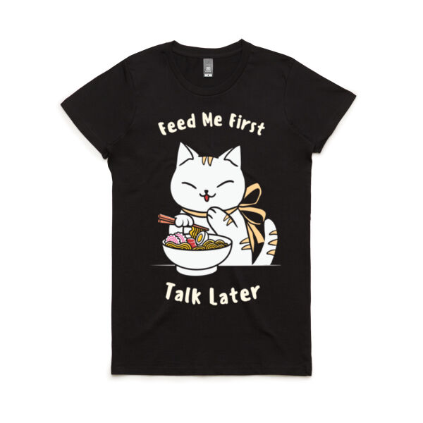 Feed Me First - Women's Maple Tee Thumbnail