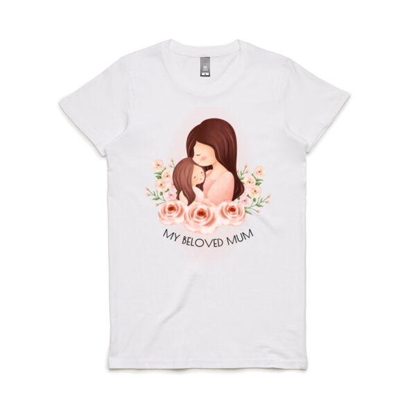 My Beloved Mum - Women's Maple Tee Thumbnail