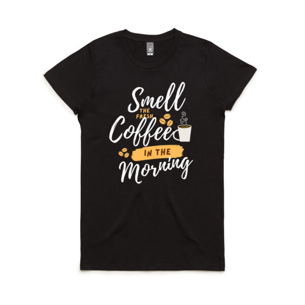 Smell Coffee - Women's Maple Tee Thumbnail