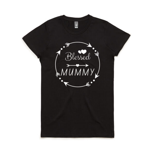 Blessed Mummy - Women's Maple Tee Thumbnail