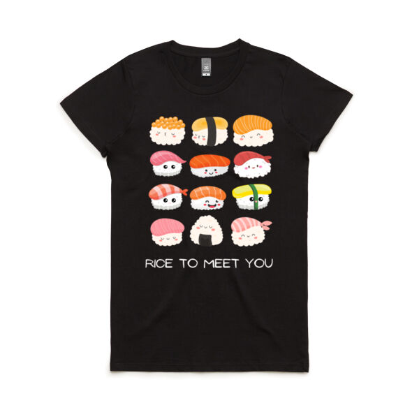 Rice to Meet You - Women's Maple Tee Thumbnail